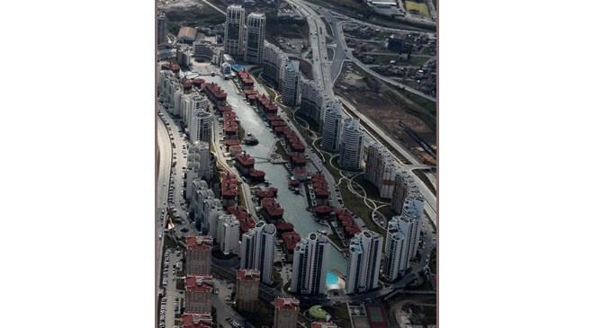 Bosphorus City projesine helikopterden bakın!