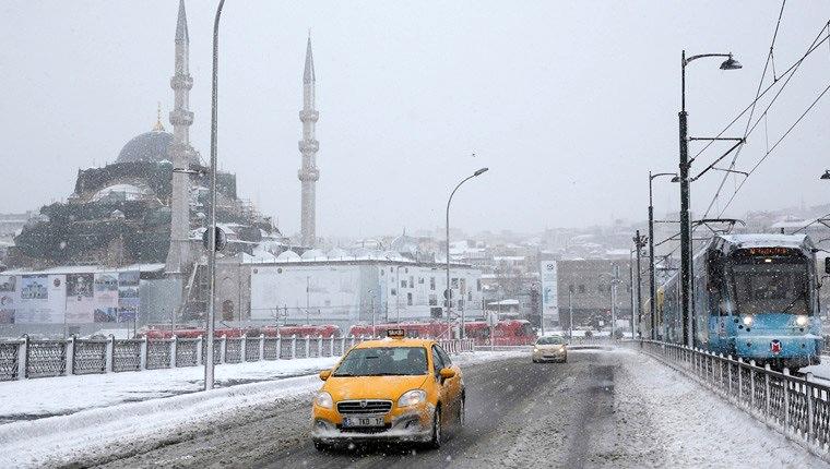 İstanbul'dan kar manzaraları!