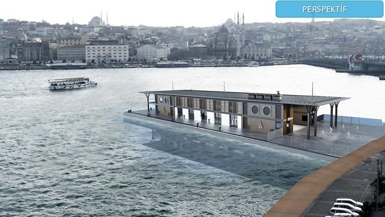 Karaköy'deki yeni vapur iskelesi böyle olacak!