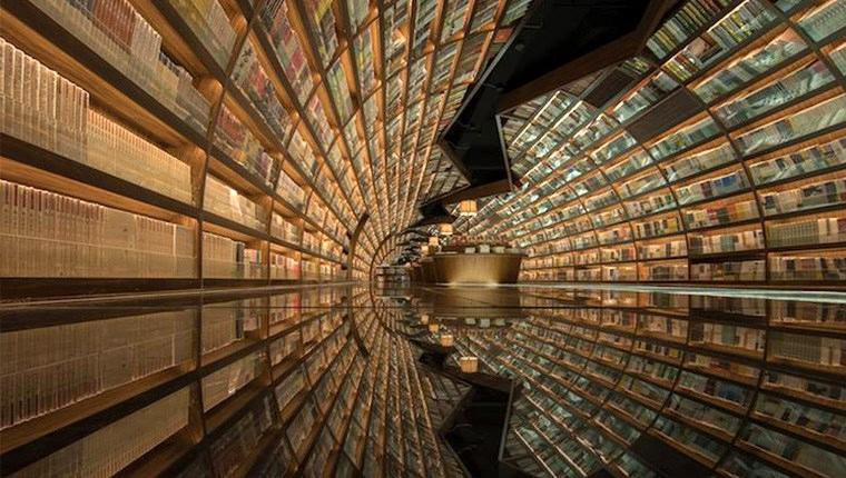 Çin'deki etkileyici tasarıma sahip kütüphane!