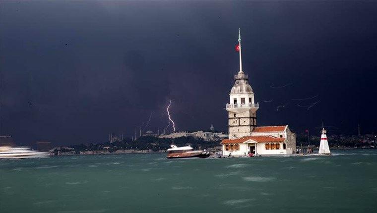 İstanbul'dan yağmur görüntüleri!