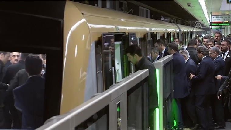 Üsküdar-Ümraniye metrosu ilk seferini yaptı