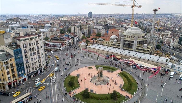 Taksim Camisinin inşaat görselleri