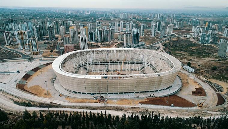 Yeni Adana Stadı'nın inşaatından kareler
