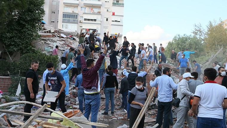 İzmir depreminden son görüntüler
