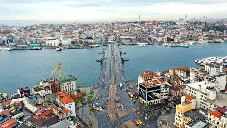 İstanbul kısıtlama sürecinde boş kaldı 