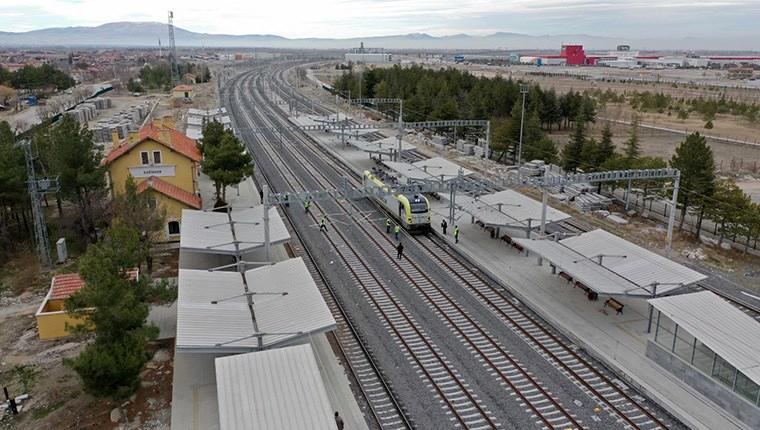 Konya-Karaman Hızlı Tren Hattı'ndaki test sürüşleri 15 Mart'a kadar sürecek