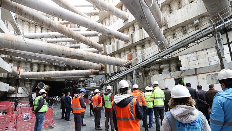 Bakırköy-Bahçelievler-Kirazlı metro hattı inşaatından son görüntüler