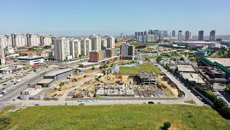 Semt Bahçekent ikinci kısım inşaatı havadan görüntülendi!