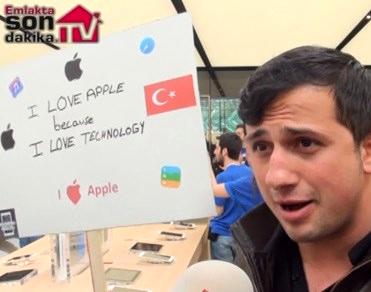 Türkiye'nin ilk Apple Store'undan insan manzaraları
