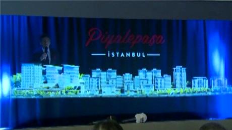 Piyalepaşa İstanbul'un lansmanında hologram şov!