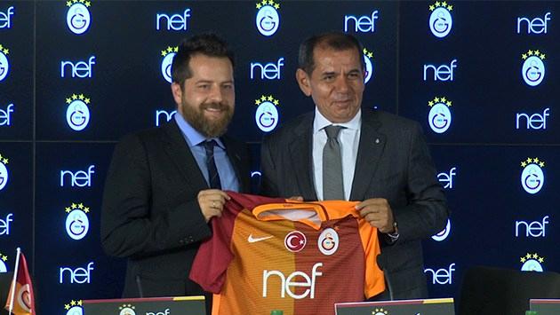 Nef ve Galatasaray canlı yayında imzaları attı