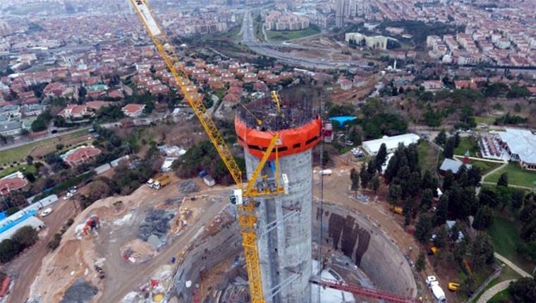 Çamlıca'daki TV Kulesi inşaatında son durum!
