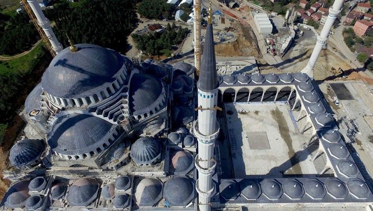 Çamlıca Camisi'nde inşaat son hız ilerliyor