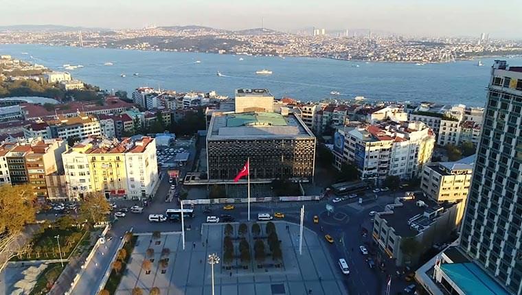 Taksim'deki AKM havadan görüntülendi!