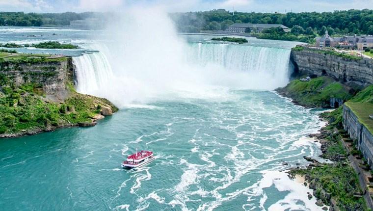 Niagara Şelalesi'nden muhteşem hava çekimi