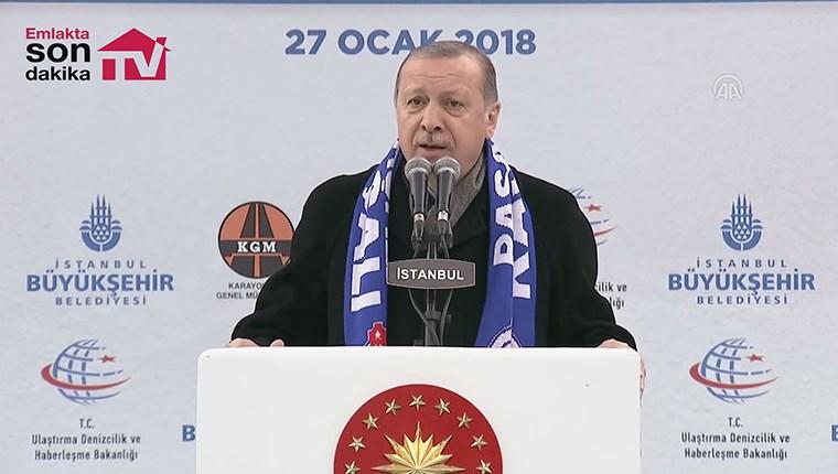 Cumhurbaşkanı Erdoğan, Kasımpaşa tünelinin açılışını yaptı