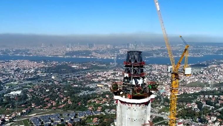 Küçük Çamlıca TV-Radyo Kulesi havadan görüntülendi!