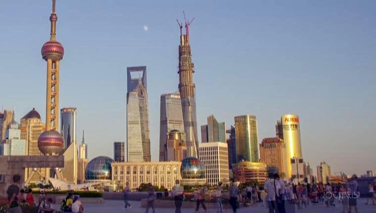 Shangai Tower'ın inşaatı dakikalara sığdı!