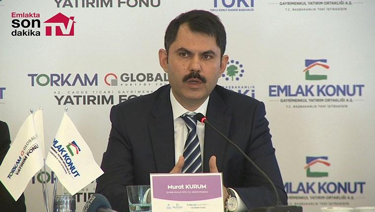 Murat Kurum Gayrimenkul Yatırım Fonu'nun detaylarını anlattı