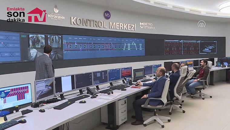 "Türkiye'nin ilk sürücüsüz metrosu" 7/24 izleniyor