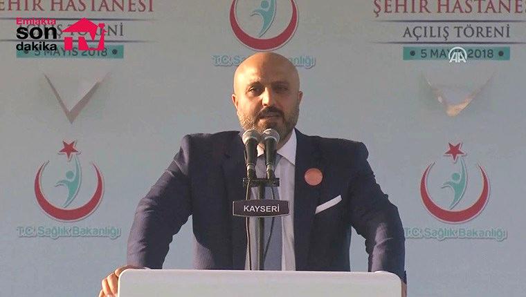 Hüseyin Arslan Kayseri Şehir Hastanesi açılış töreninde konuştu