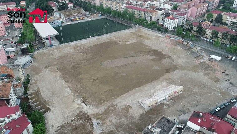 Trabzon eski stadı ''Millet Bahçesi" olacak