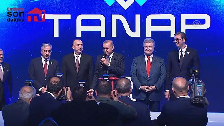 Cumhurbaşkanı Erdoğan, TANAP açılış törenine katıldı