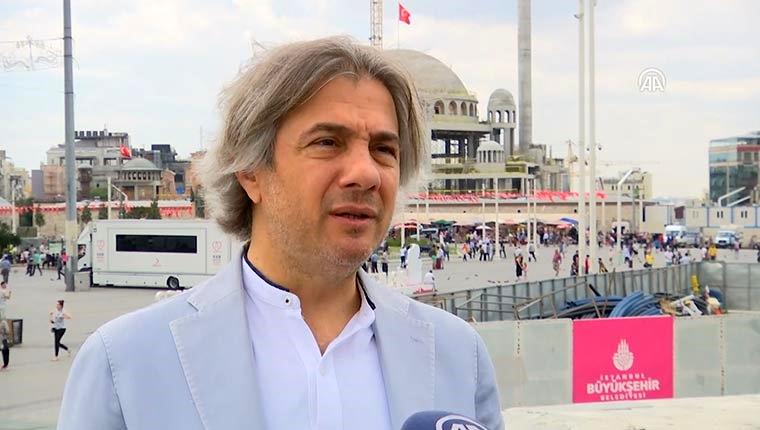Ahmet Misbah Demircan Taksim Camisi'ni anlattı