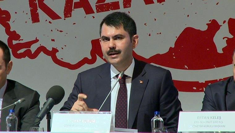 Bakan Murat Kurum kazanç kampanyasını anlatıyor
