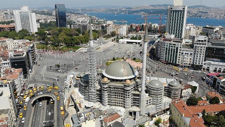 Taksim Camii inşaatında son durum