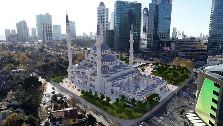 Levent Camisi inşaatı havadan görüntülendi