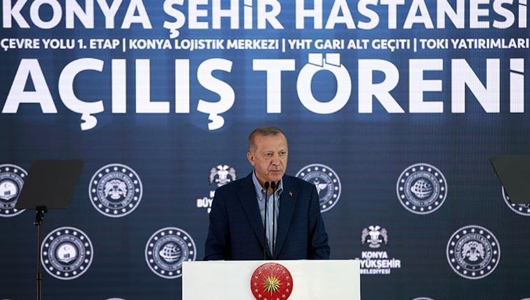 Cumhurbaşkanı Erdoğan'dan Konya'da 5 açılış