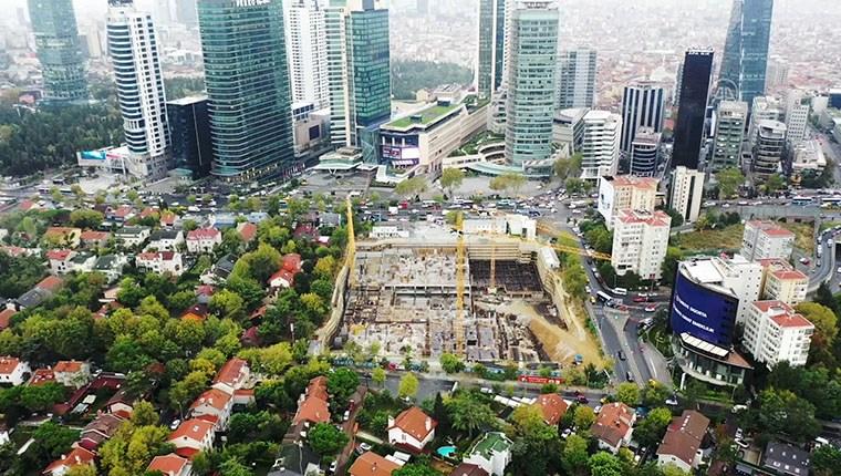 Levent Barbaros Hayrettin Paşa Camisi inşaatı devam ediyor