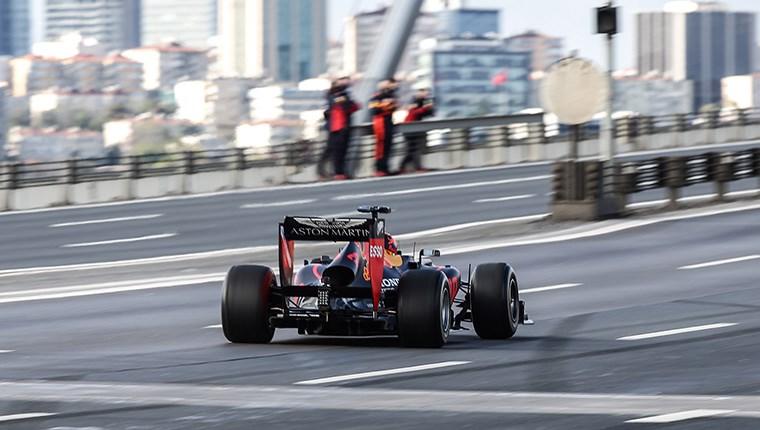 15 Temmuz Şehitler Köprüsü'nde Formula 1 rüzgarı