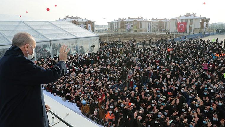 Cumhurbaşkanı Recep Tayyip Erdoğan, Elazığ'da vatandaşlara hitap etti