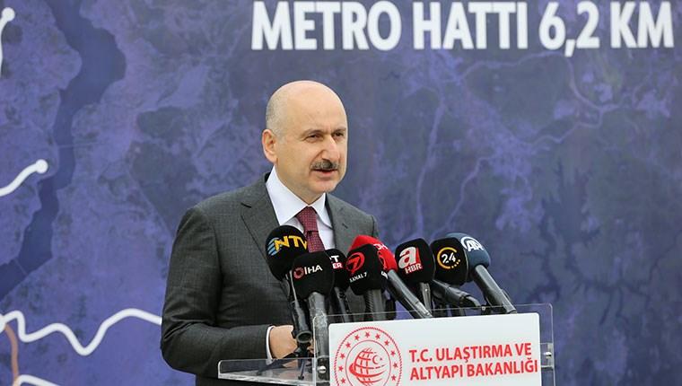Bakan Karaismailoğlu: "İstanbul'da 5 hatta 91 kilometrelik metro yapımı devam ediyor"