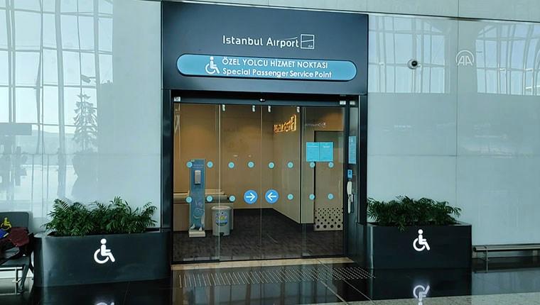 İstanbul Havalimanı'nda engelliler için "Özel Yolcu Hizmet Noktaları" oluşturuldu