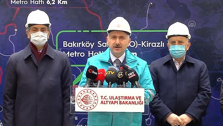"Ülke genelinde yapımı devam eden 11 metro hattımızın uzunluğu 147 kilometreyi aşmaktadır"