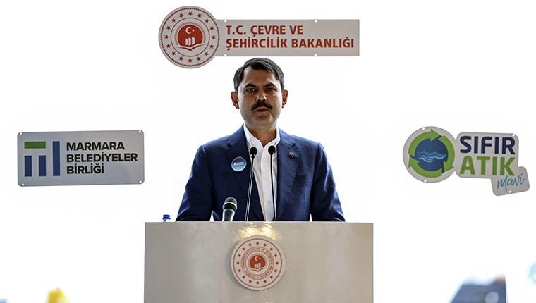 Bakan Kurum: "Marmara Denizi'mizi kurtaracağız ve kaderine terk etmeyeceğiz"