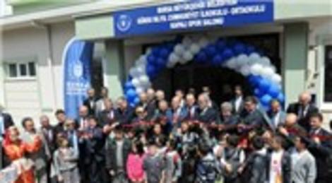 Bursa Gursu 80 Yil Cumhuriyet Ilkokulu Ortaokulu Kapali Spor Salonu Acildi