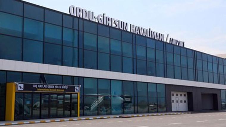 Ordu-Giresun Havalimanı havadan görüntüsü