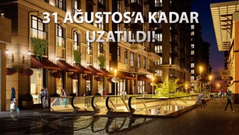 Piyalepaşa İstanbul projesinin gece görüntüsü