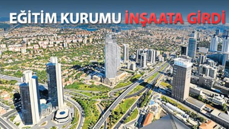 maslak levent bölgesinin havadan görünümü