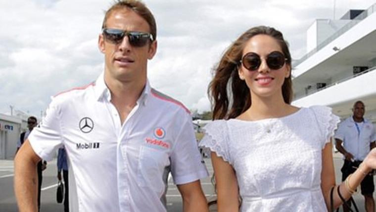 jenson button ve eşi
