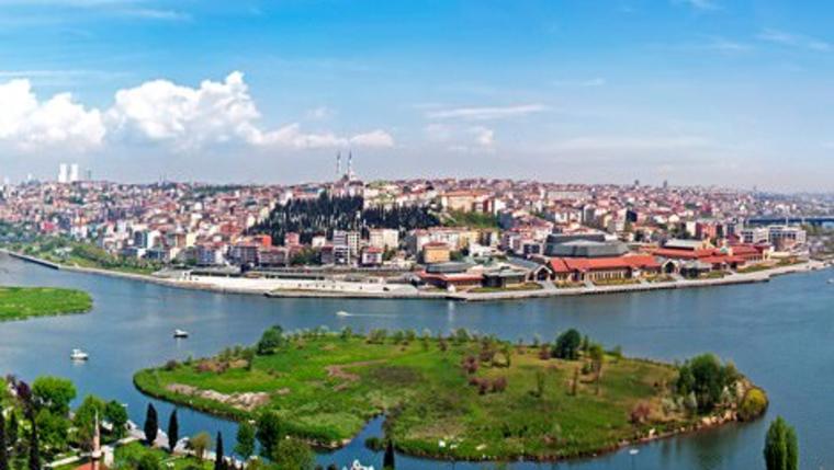 haliçin panoramik görüntüsü