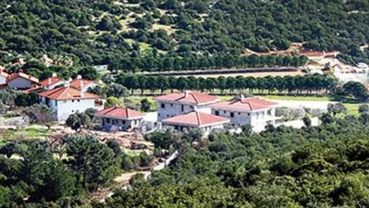 urla villalarının genel görünümü