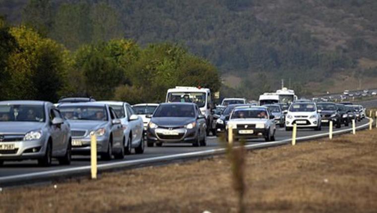 bayram dönüşü trafiği
