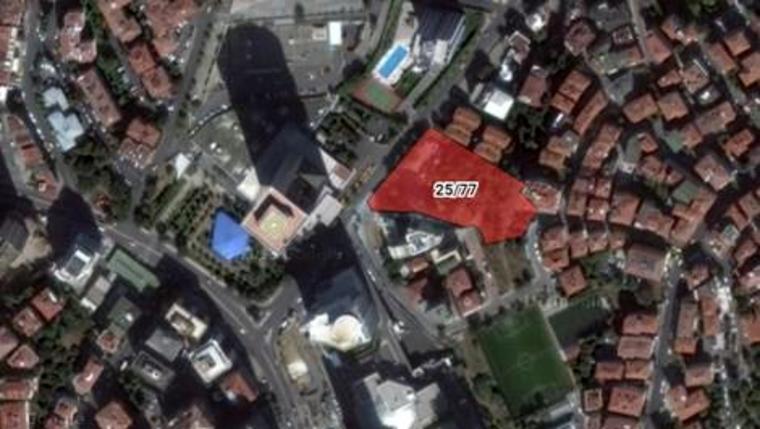 Dikilitaş arsasının lokasyonu