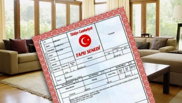 ev resmi üzerinde tapu görseli